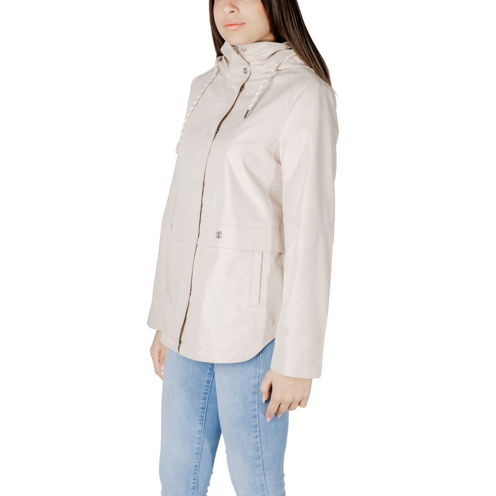 Street One Beige Cotton Slim Fit Jean