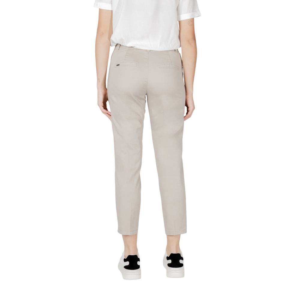 Street One Beige Cotton Pant