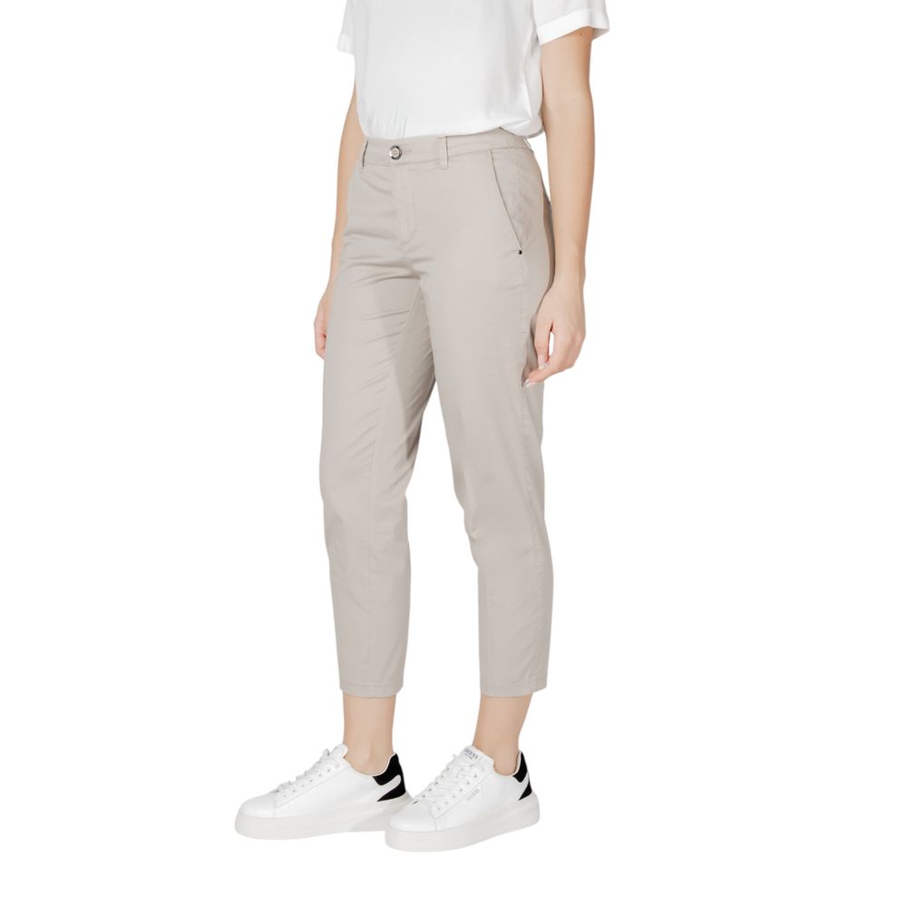 Street One Beige Cotton Pant