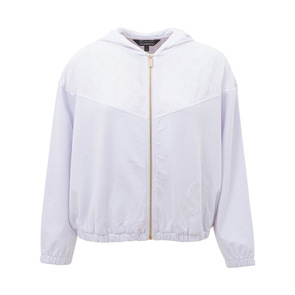 Armani Exchange Chic White Viscose Sweater za ženske