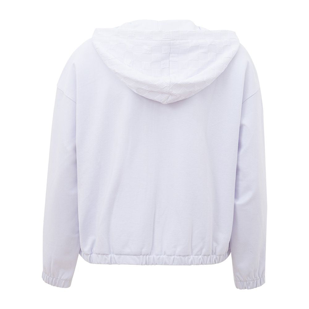 Armani Exchange Chic White Viscose Sweater za ženske