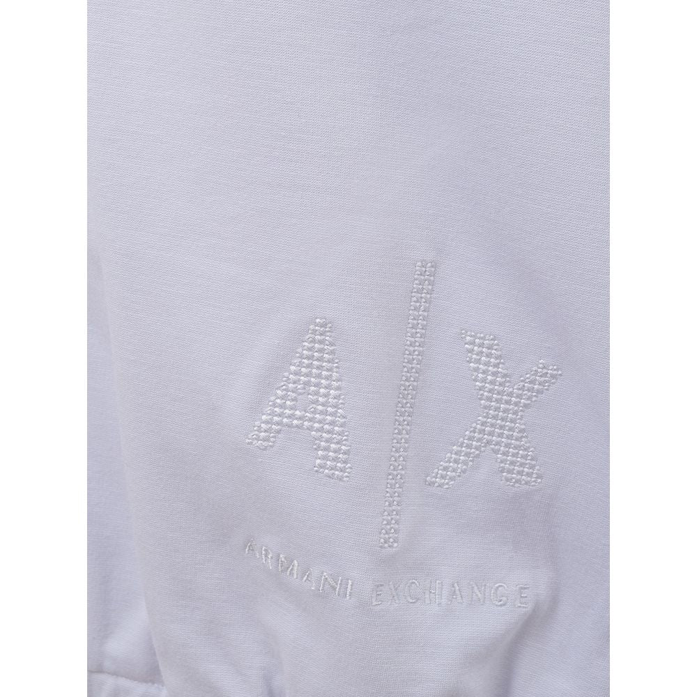 Armani Exchange Chic White Viscose Sweater za ženske