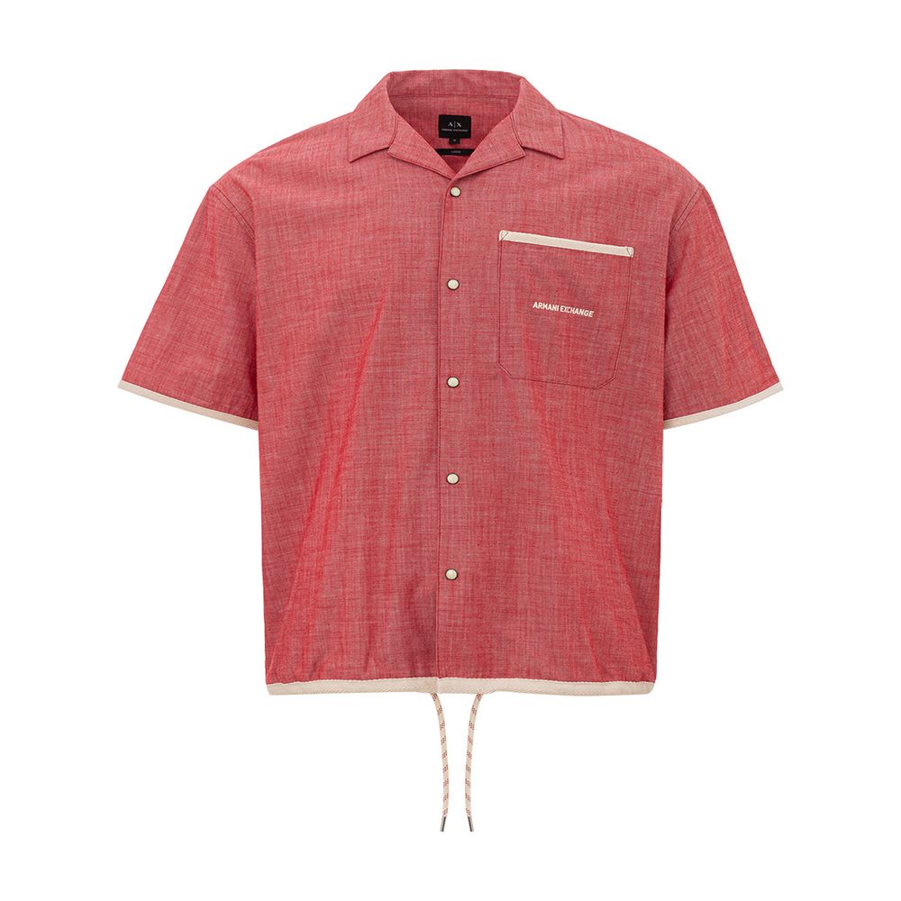 Moška srajca Armani Exchange Crimson Cotton Classic