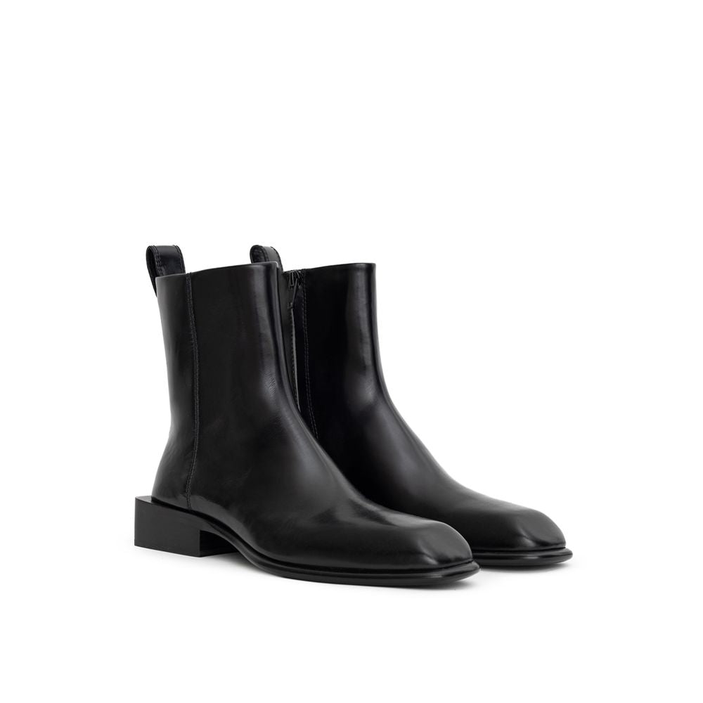 Alexander Wang Črni usnjeni čevelj