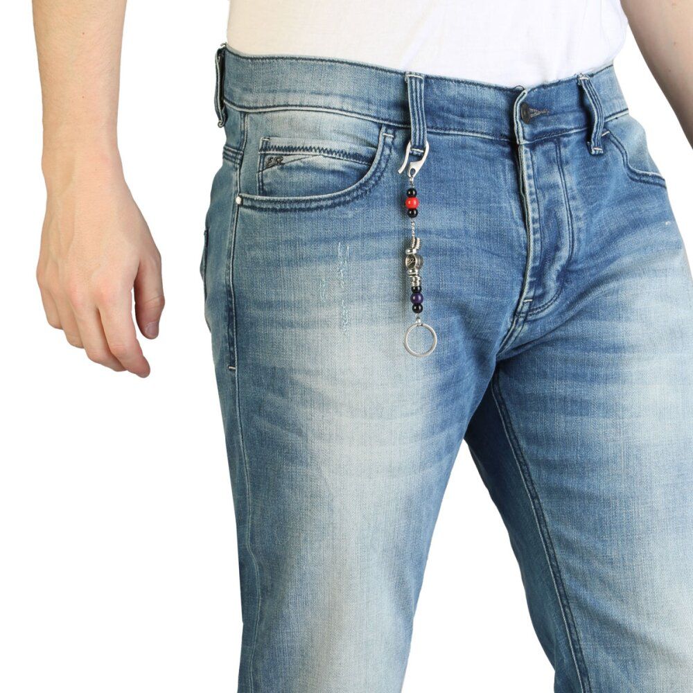 Yes Zee Blue Cotton Men Jeans