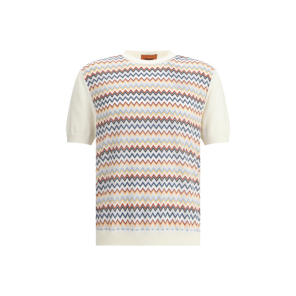 Missoni Pletena majica s cik-cak vzorcem