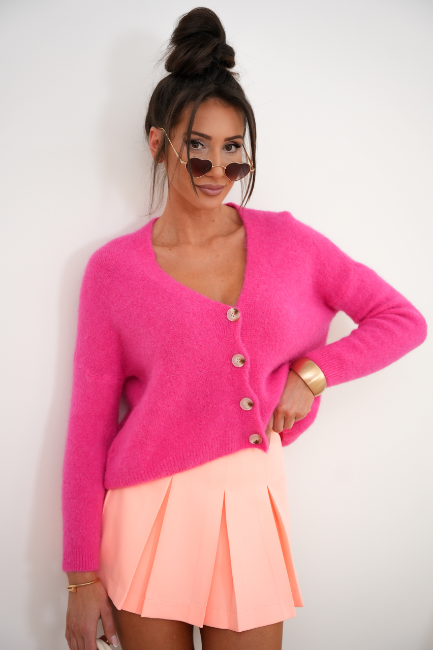 CHARLI pulover - fuksija