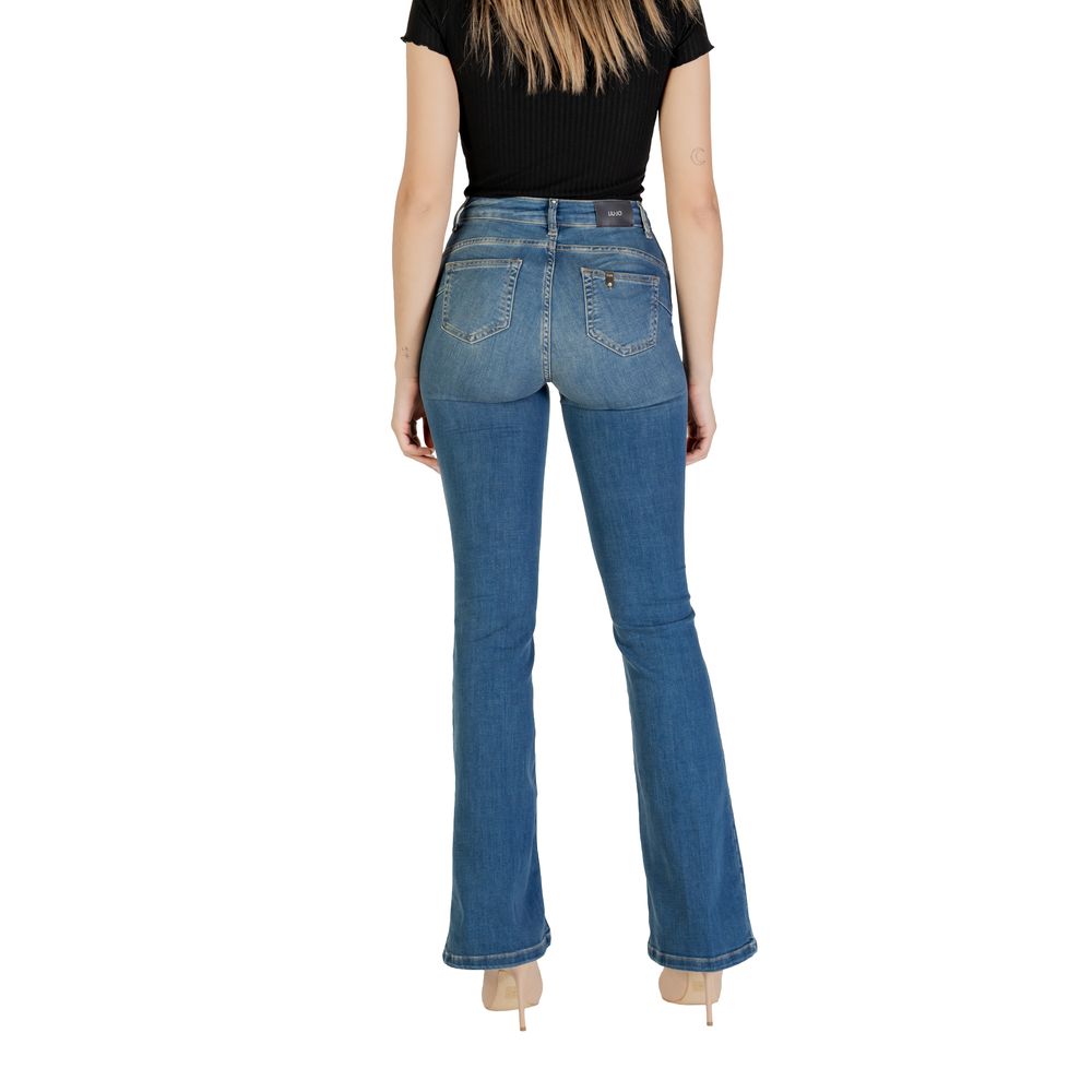Liu Jo Blue Cotton Bootcut Jean