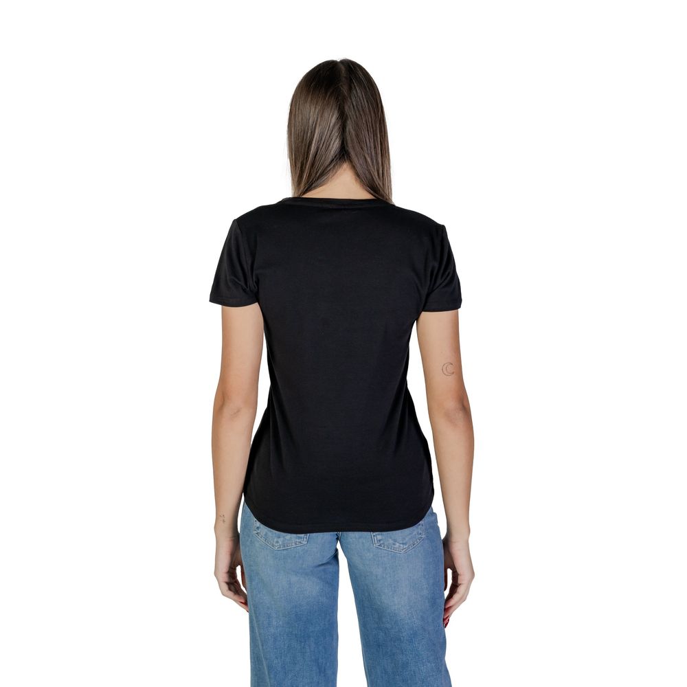 Liu Jo Black Cotton T-Shirt