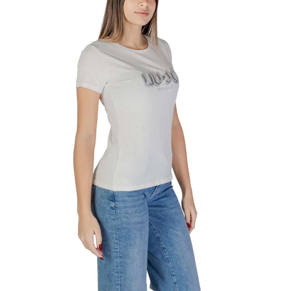 Liu Jo White Cotton T-Shirt