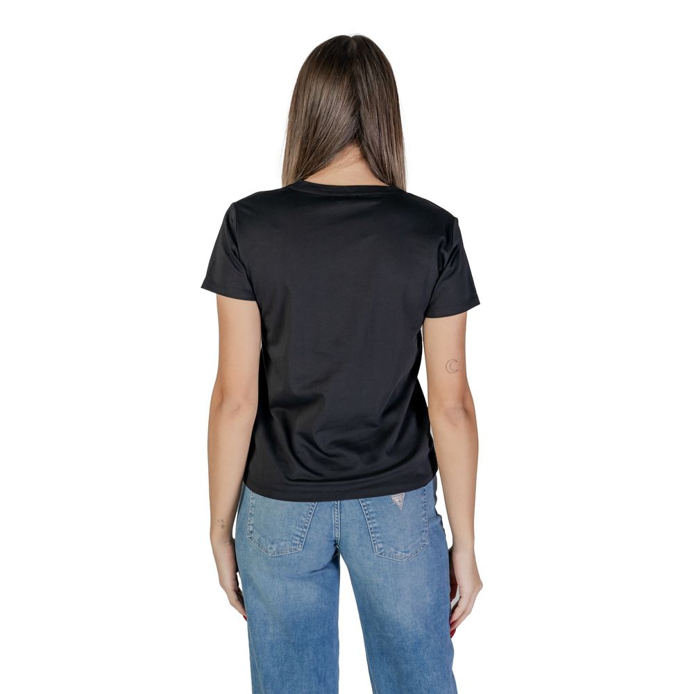 Liu Jo Black Cotton T-Shirt