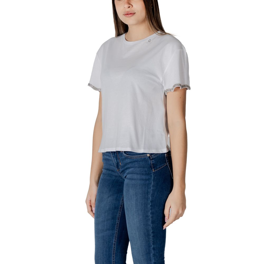 Liu Jo White Cotton T-Shirt