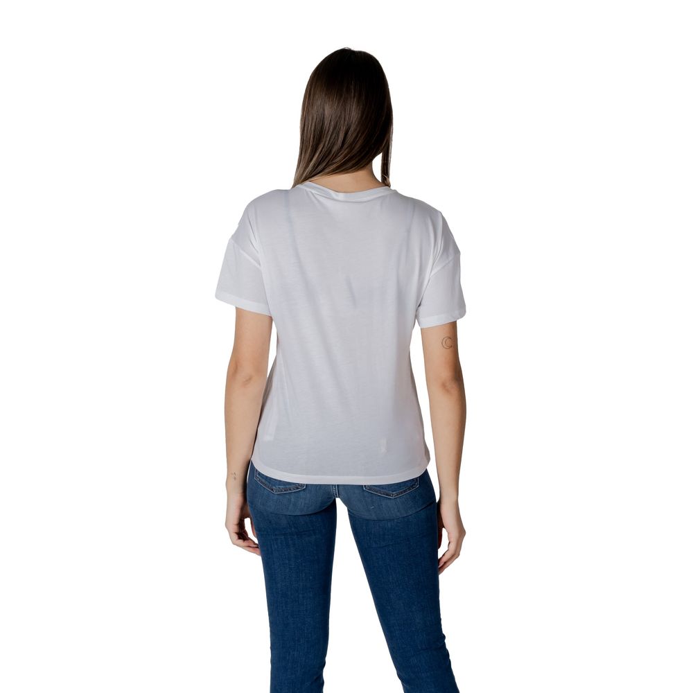 Liu Jo Black And White Cotton T-Shirt
