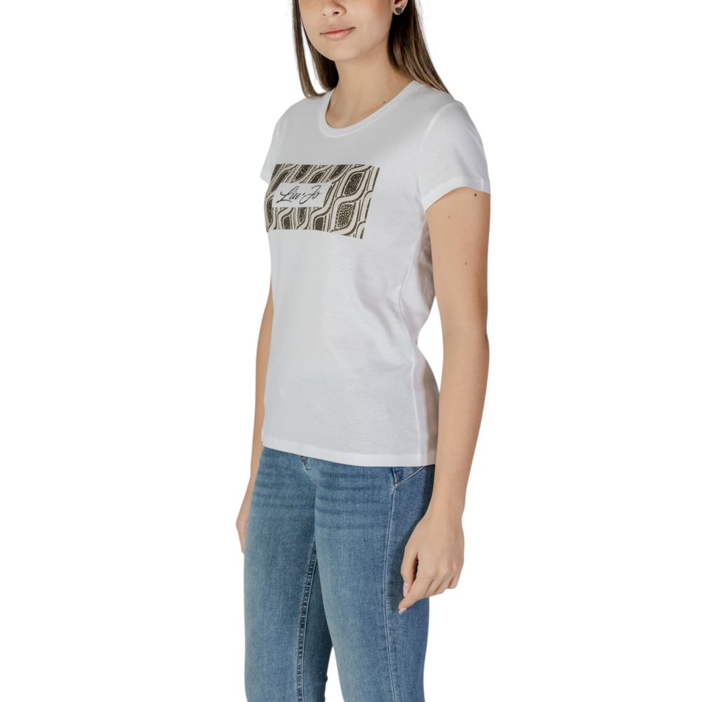 Liu Jo Green Cotton T-Shirt