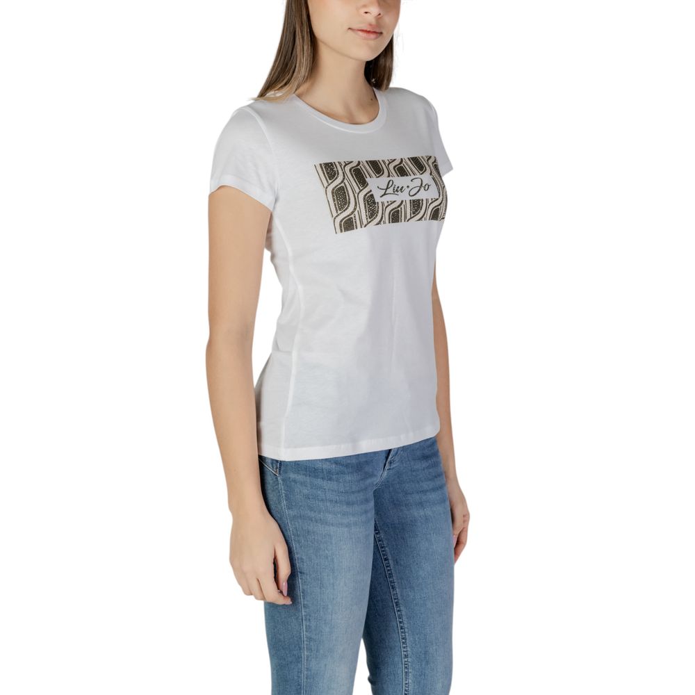 Liu Jo Green Cotton T-Shirt