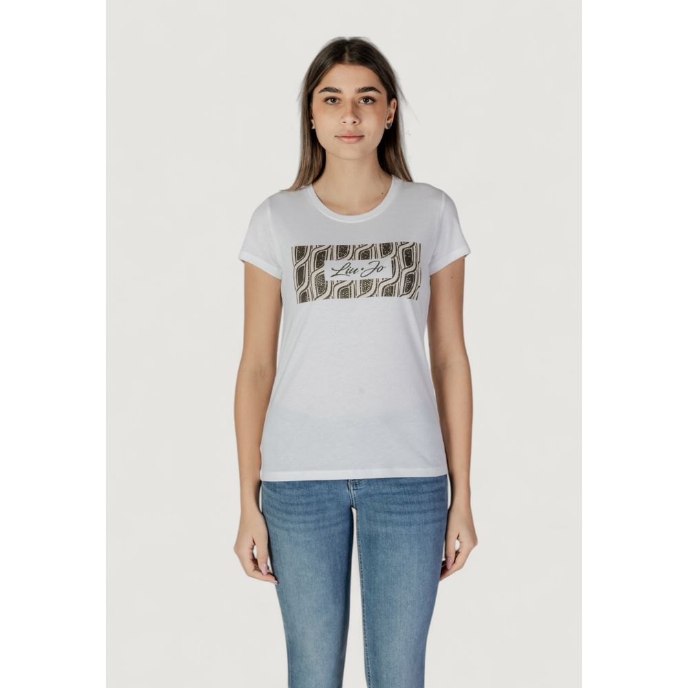 Liu Jo Green Cotton T-Shirt
