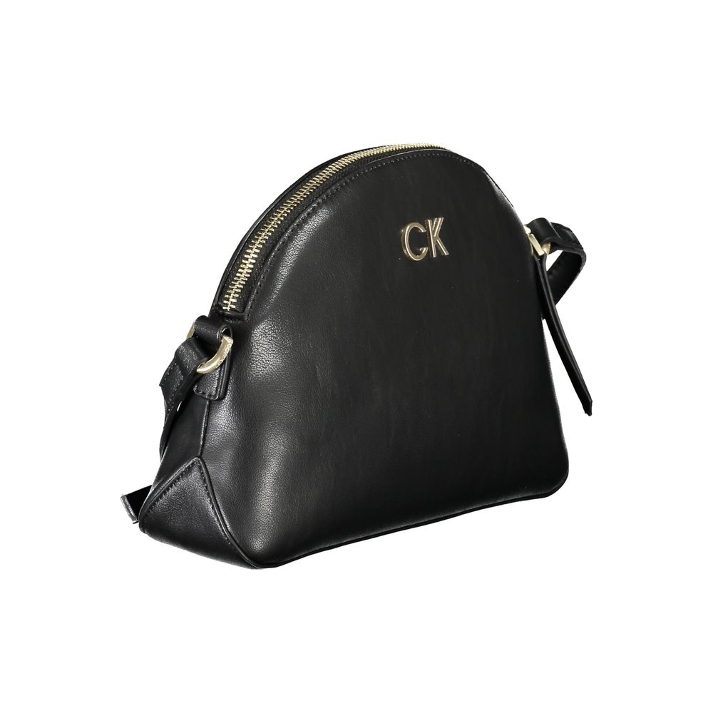 Calvin Klein Črna poliestrska torbica
