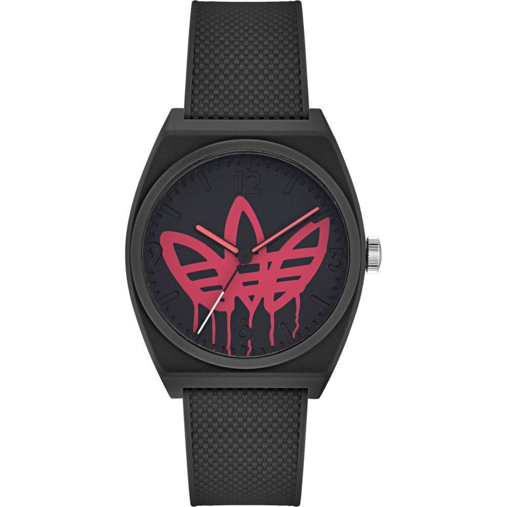 Adidas črna sintetična ura