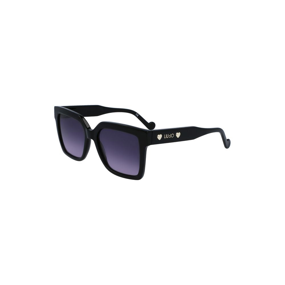 Liu Jo Black Haircalf Women Sunglass