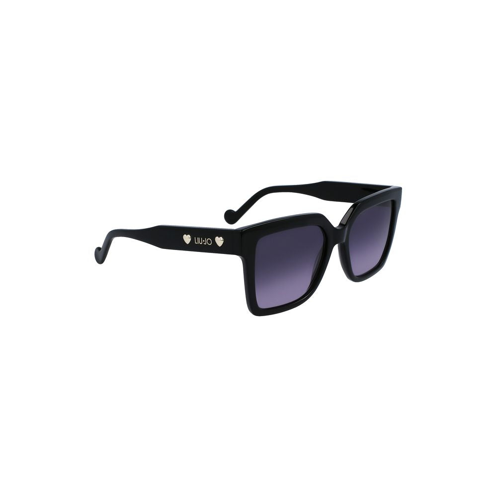 Liu Jo Black Haircalf Women Sunglass
