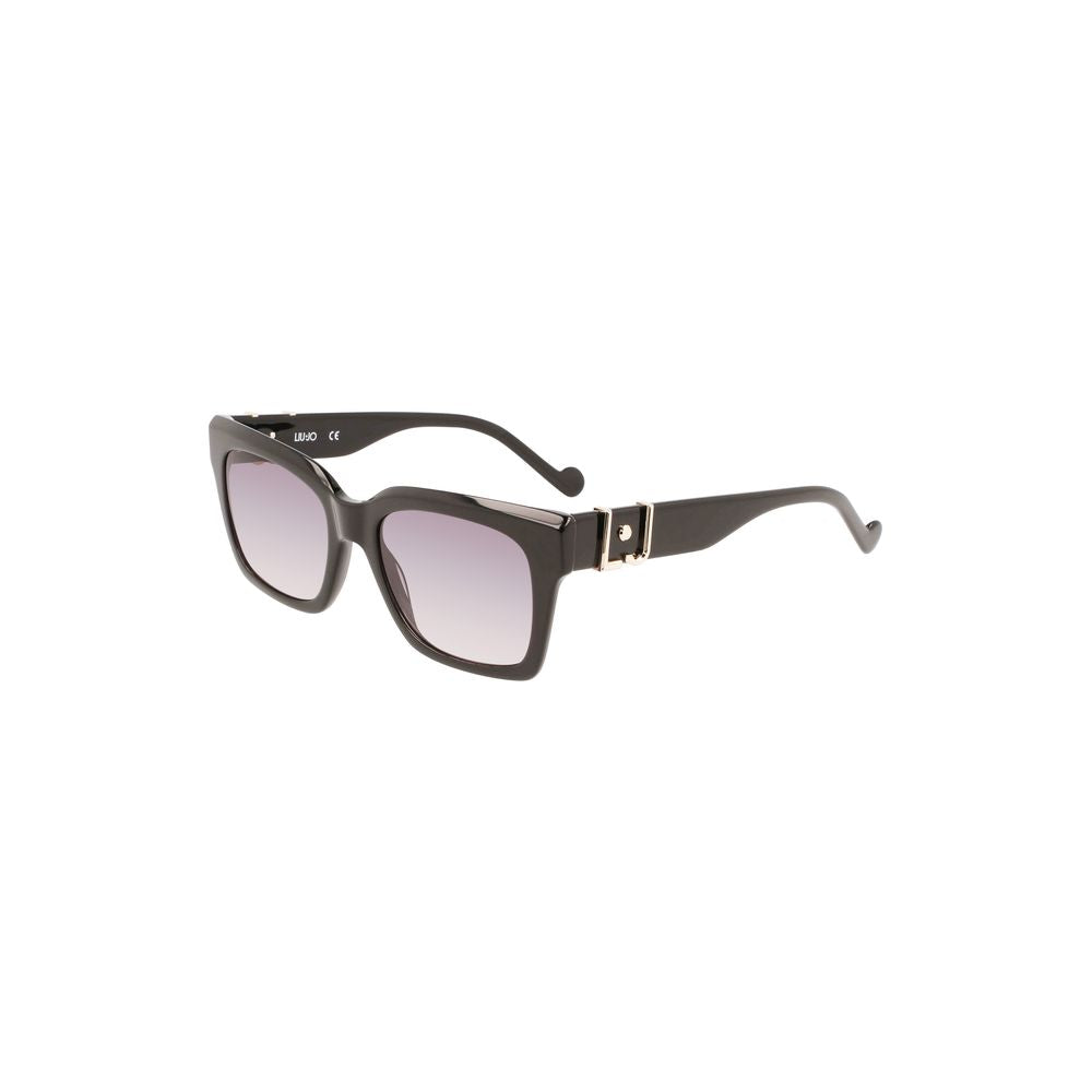 Liu Jo Black Haircalf Women Sunglasses