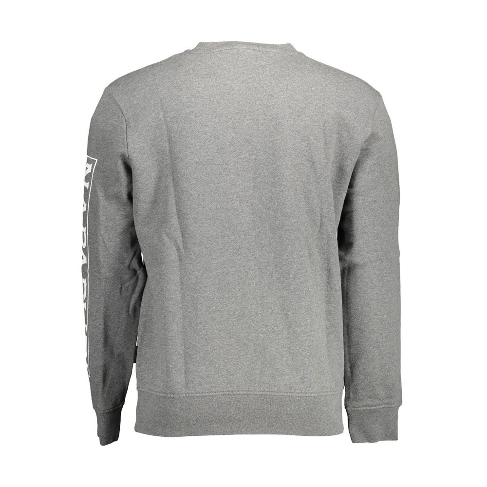 Napapijri Brown Cotton Men Sweater