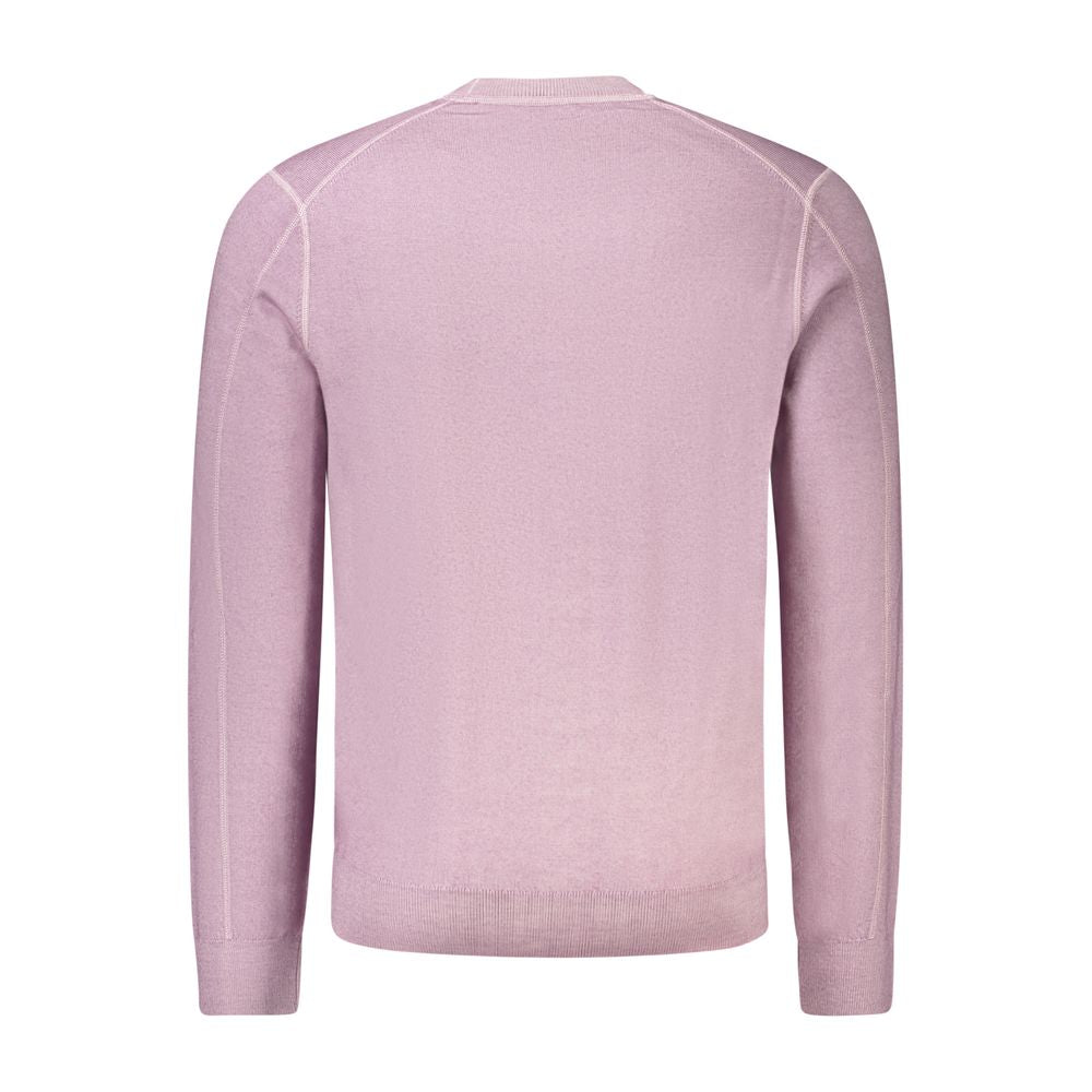 Hugo Boss Vijolična volna Moški pulover