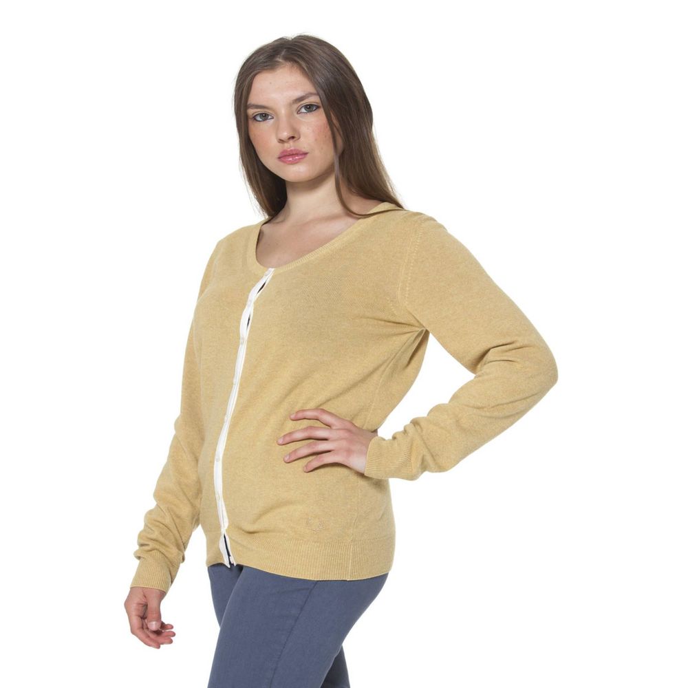 Fred Perry Yellow Nylon Sweater