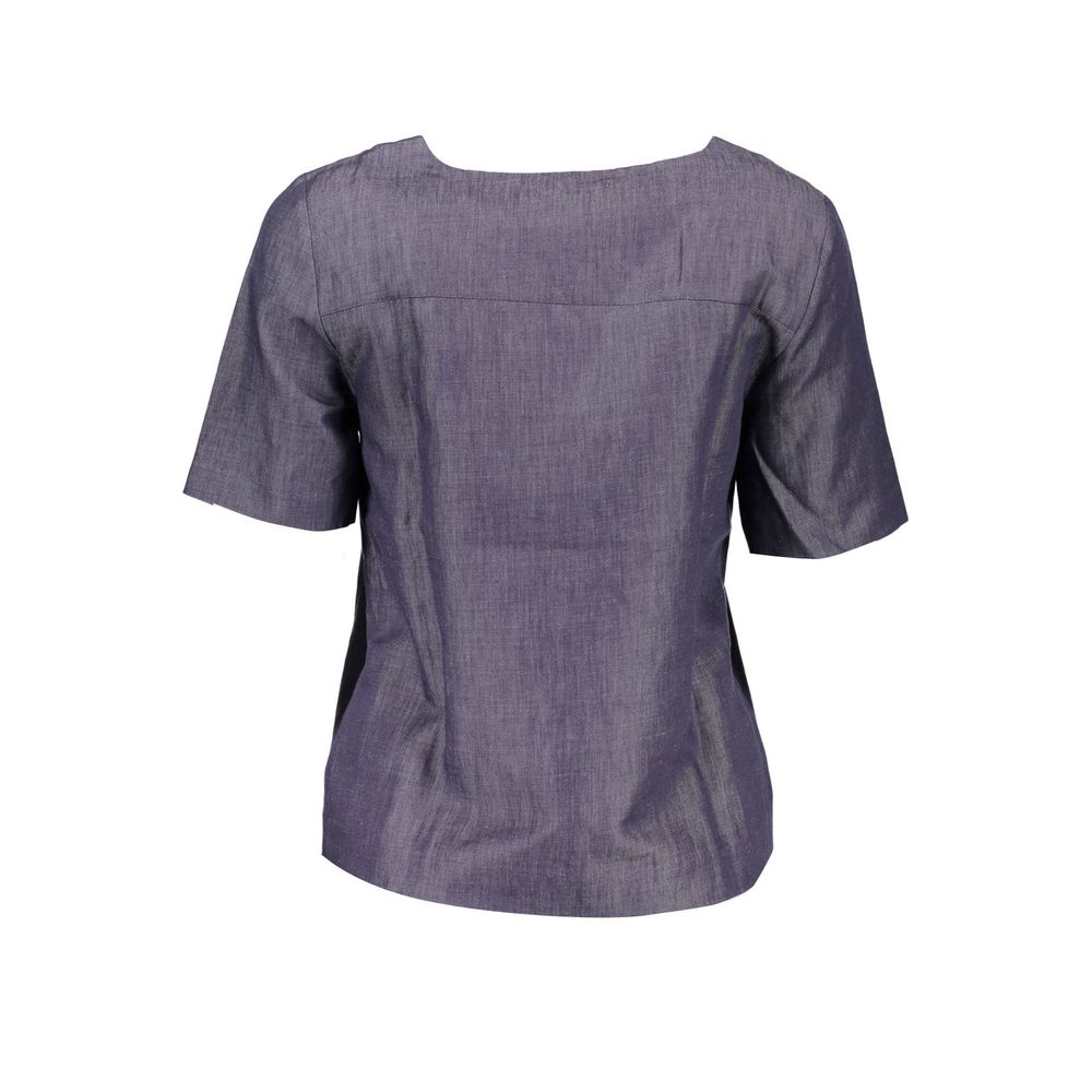 Gant Blue Cotton Unisex T-Shirt