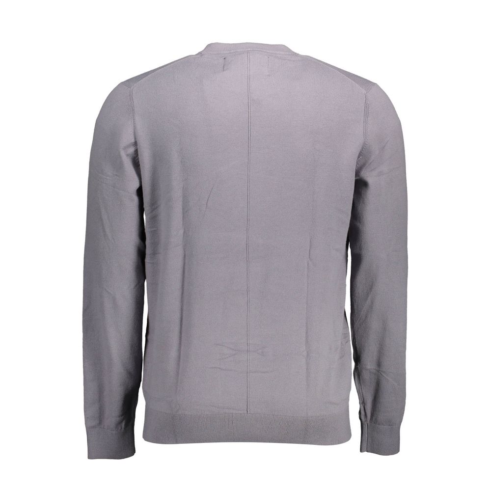Calvin Klein Gray Cotton Men Sweater