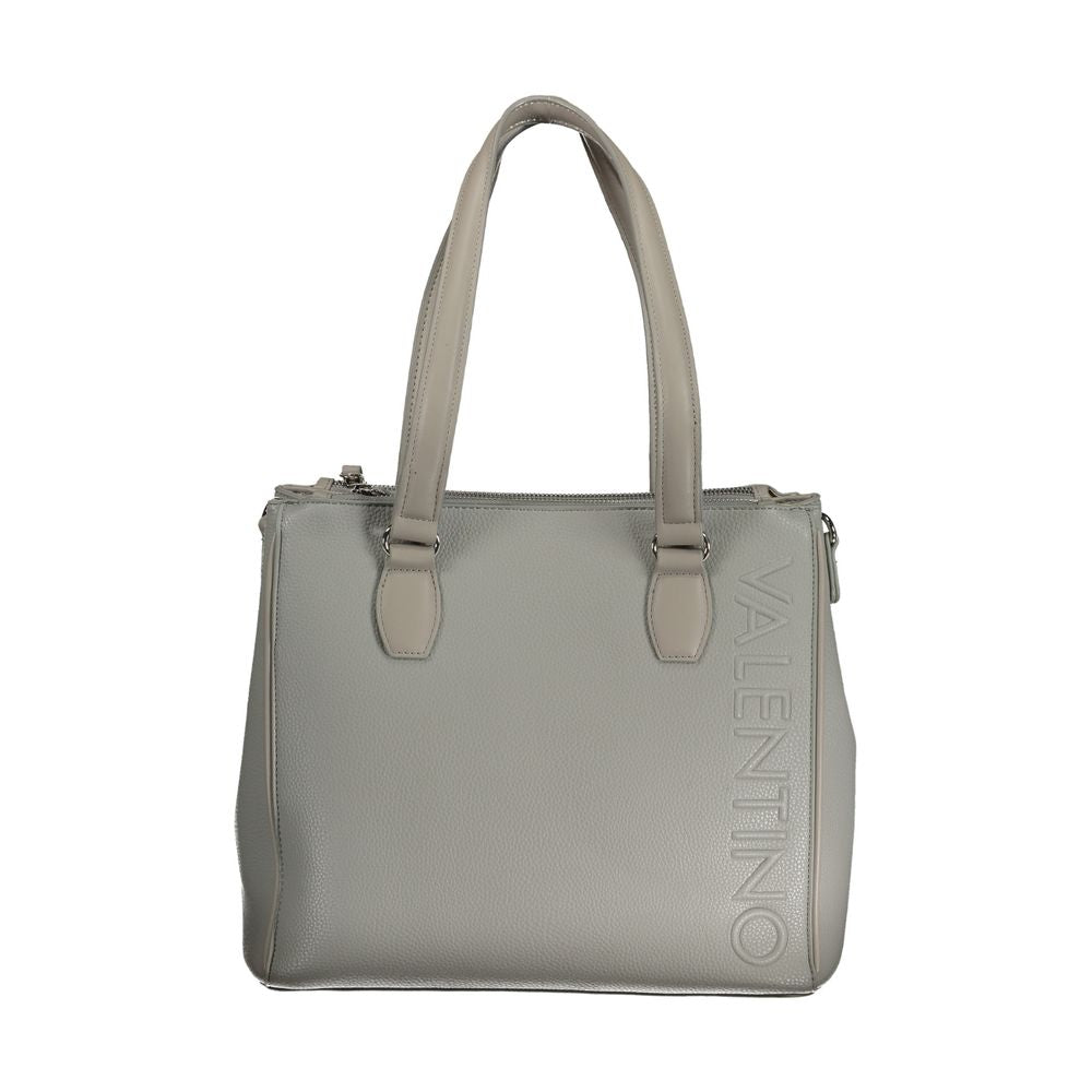 Mario Valentino Gray Polyethylene Handbag