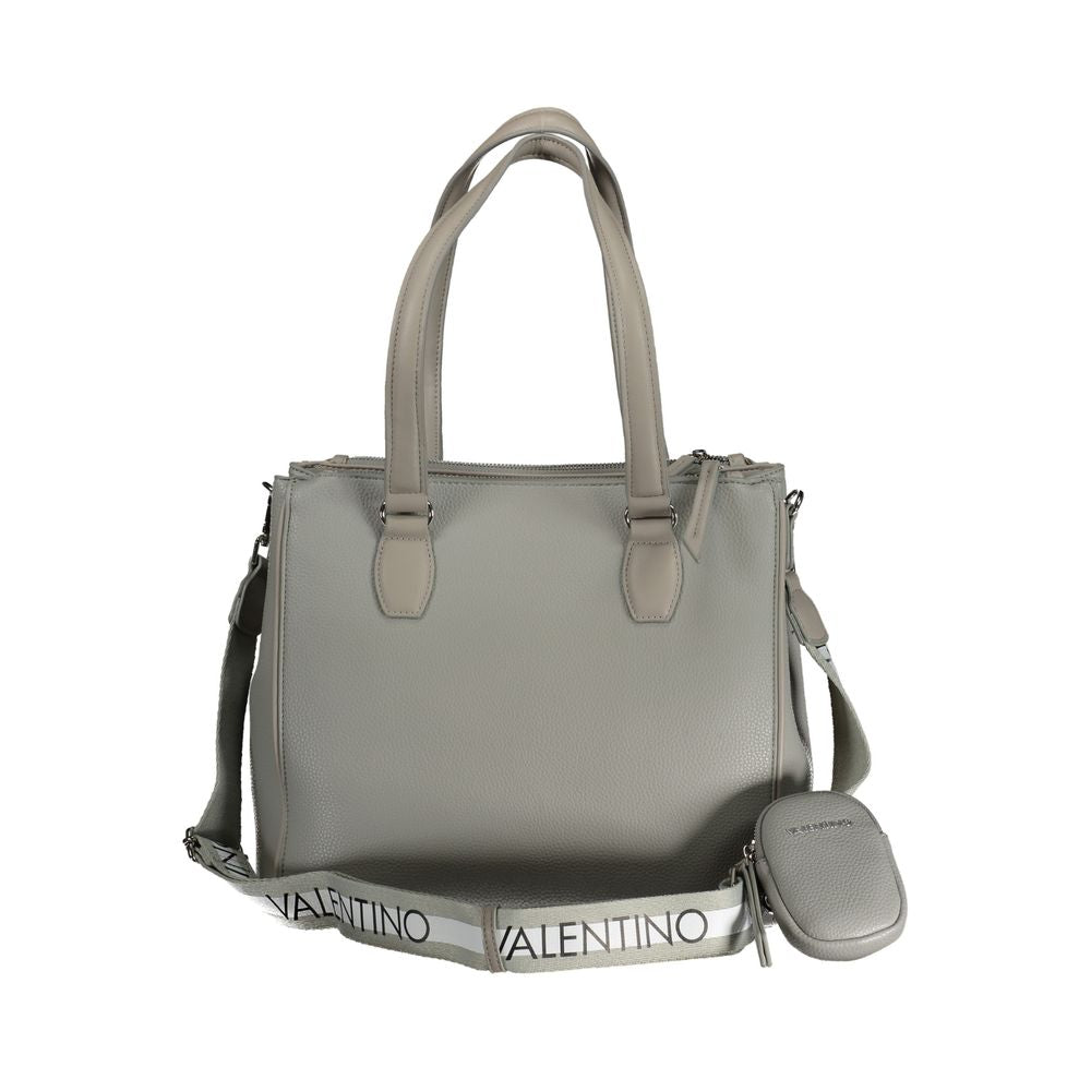 Mario Valentino Gray Polyethylene Handbag