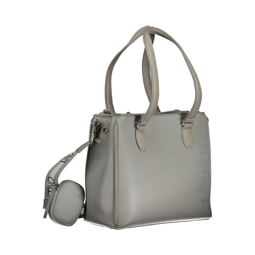 Mario Valentino Gray Polyethylene Handbag