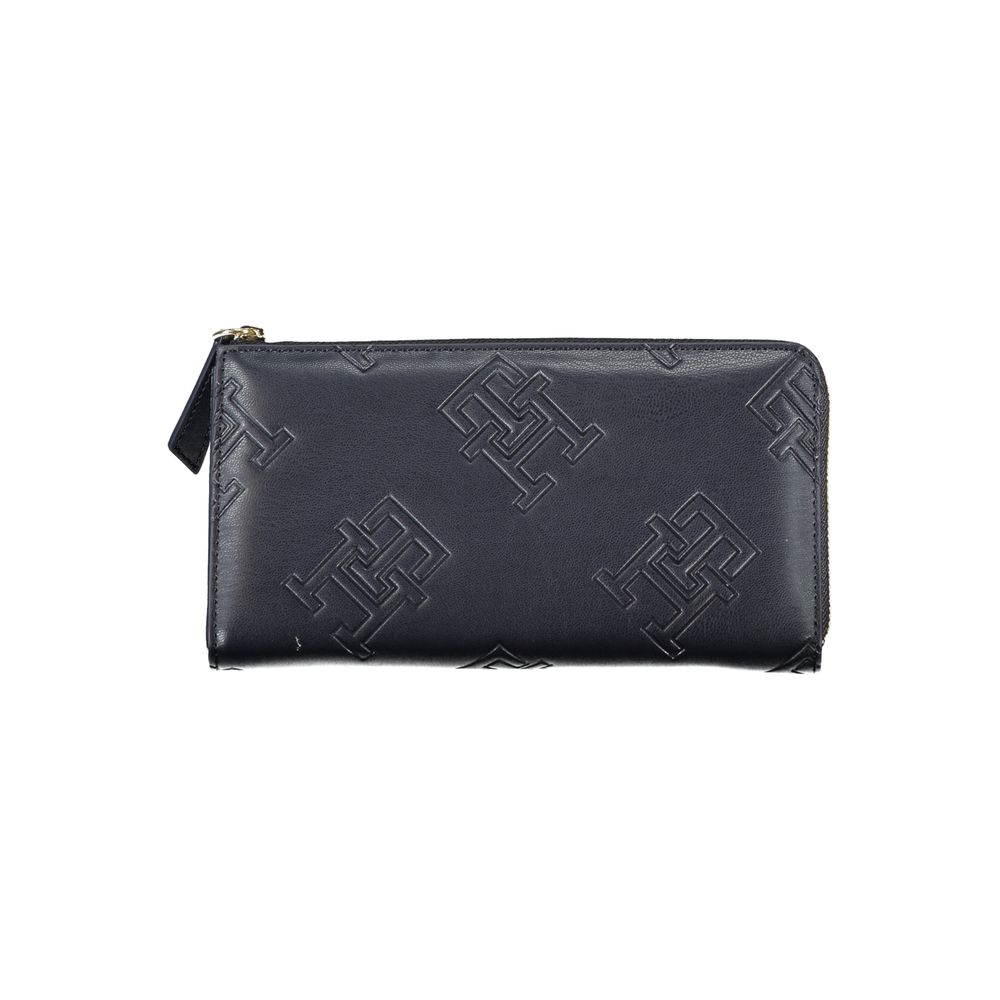 Tommy Hilfiger Elegantna modra denarnica z zadrgo