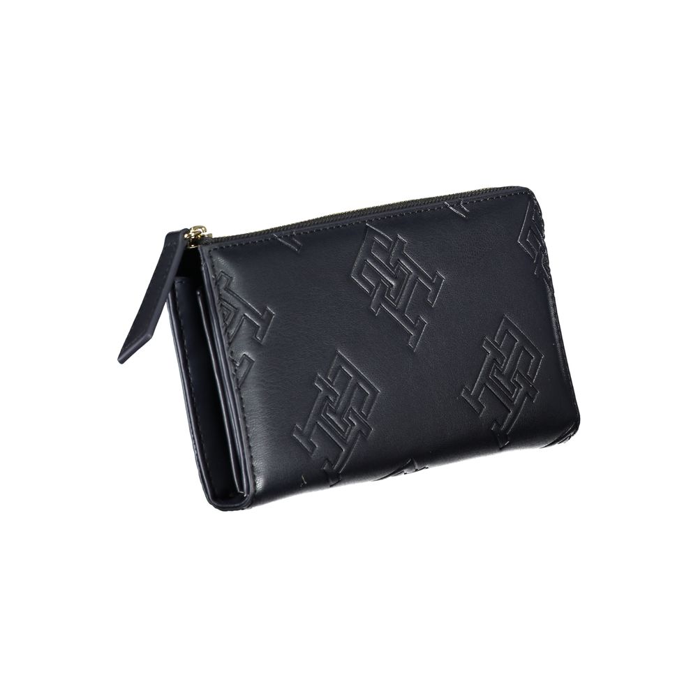 Tommy Hilfiger Elegantna modra denarnica z zadrgo