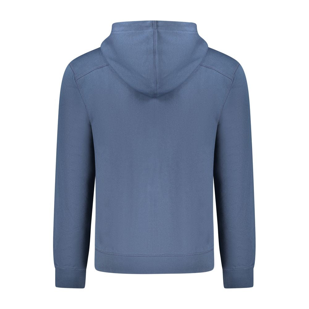 Modri bombažni pulover Hugo Boss