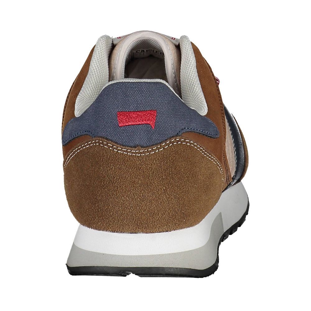 Carrera Brown Eco usnje moški Sneaker