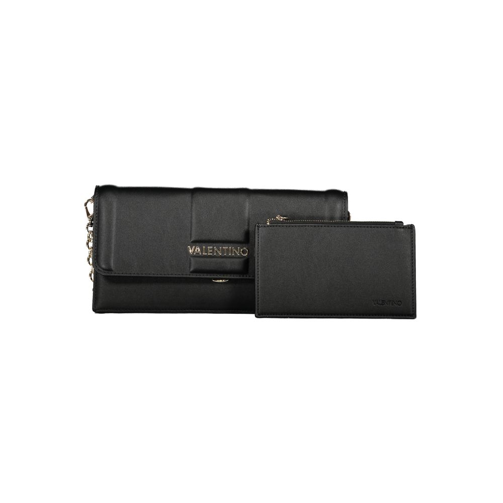 Mario Valentino Black Polyethylene Women Handbag