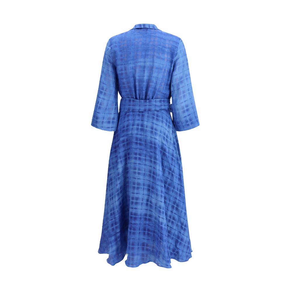 Sara Roka Check chemisier Dress