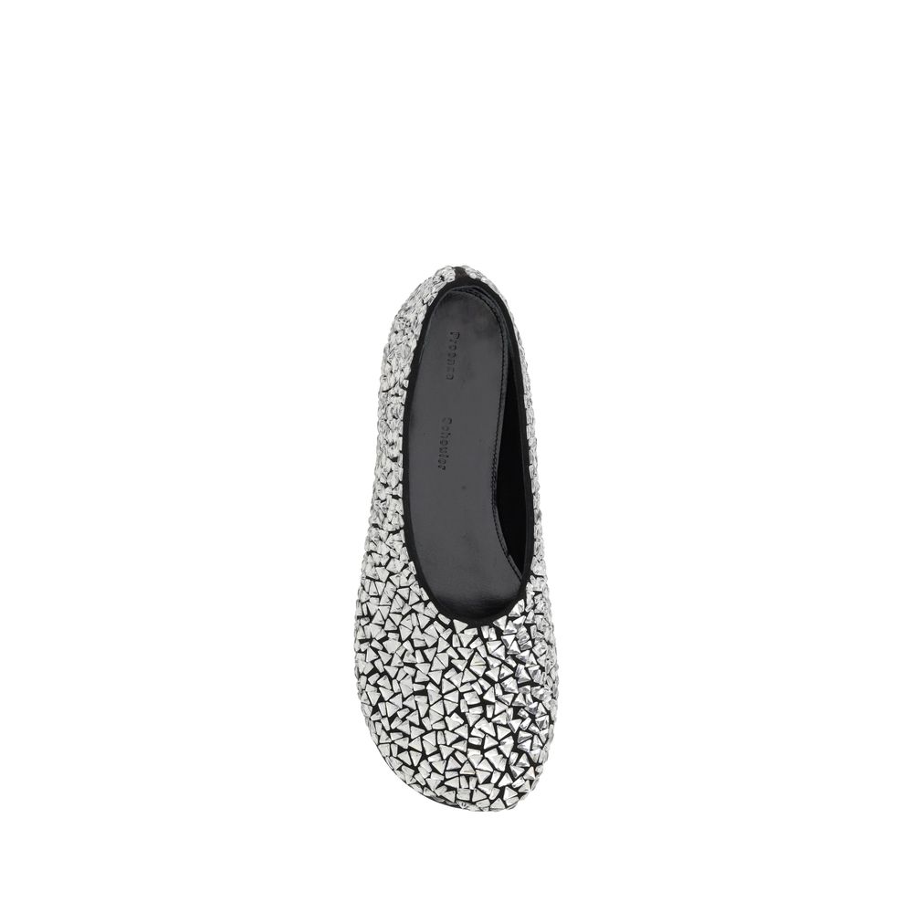 Proenza Schouler Glove Embellished Ballerinas