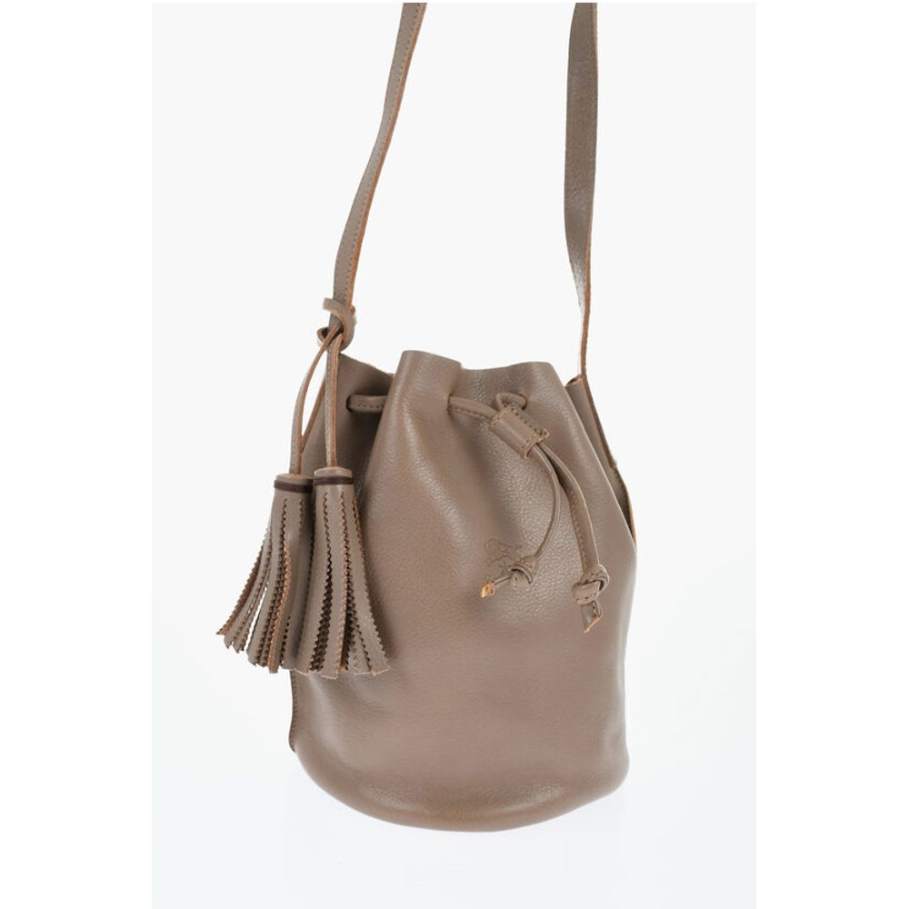 Il Bisonte Textured Leather Bucket Bag