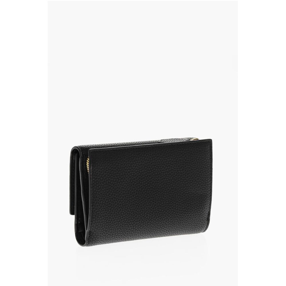 Armani EMPORIO Textured Faux Leather Bi-Fold Wallet