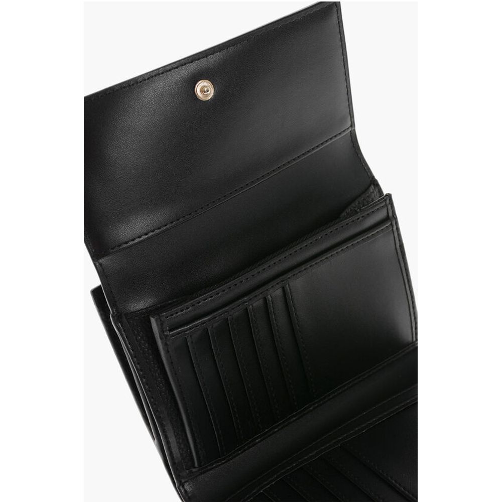 Armani EMPORIO Textured Faux Leather Bi-Fold Wallet