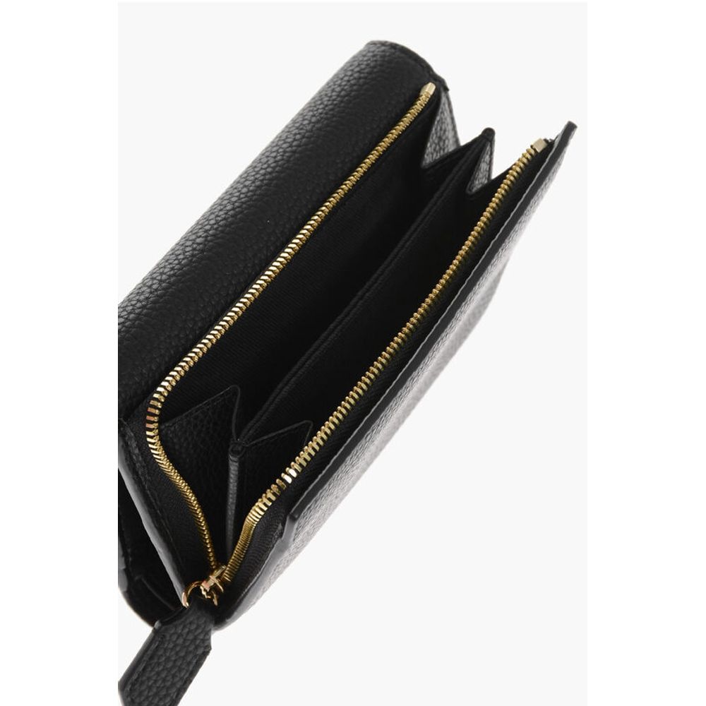 Armani EMPORIO Textured Faux Leather Bi-Fold Wallet