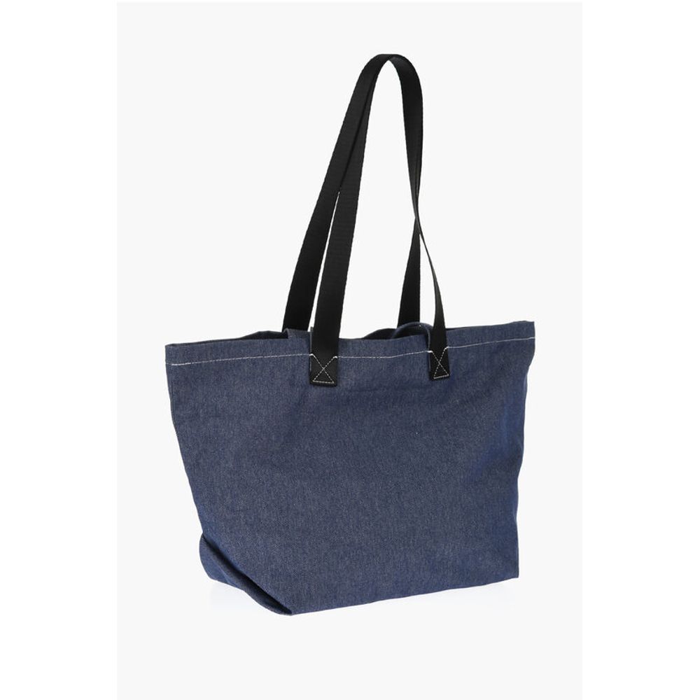 Chloé SEE BY Denim Tote Bag z reliefnim vezenjem