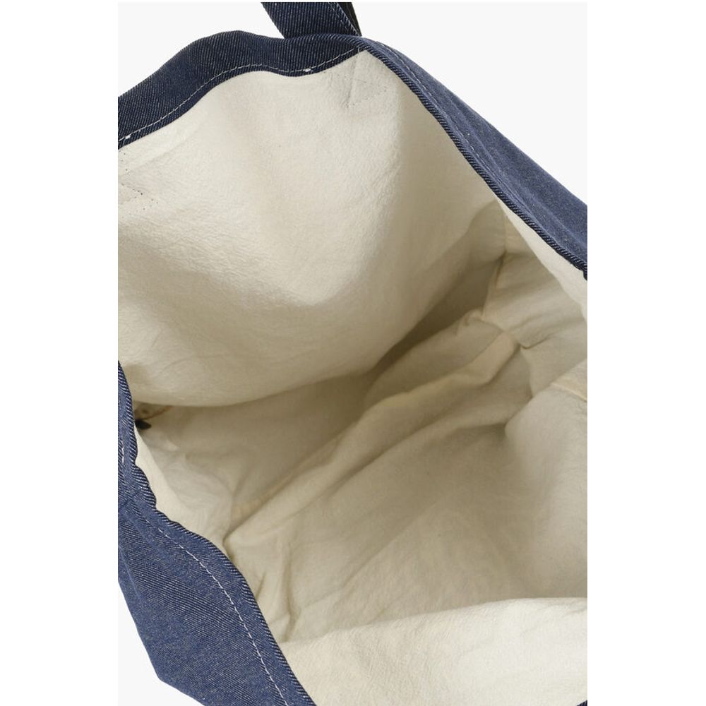Chloé SEE BY Denim Tote Bag z reliefnim vezenjem