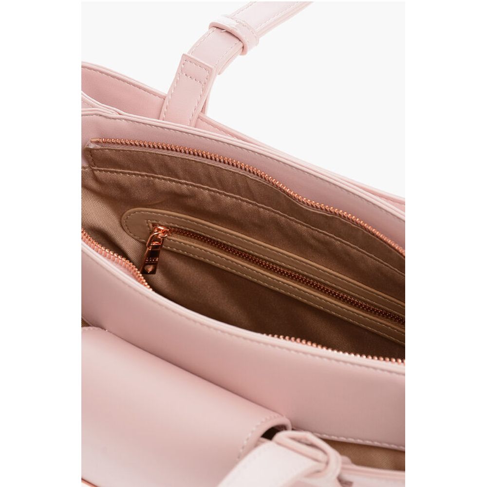 Moschino LOVE 3 Compartment Faux Leather Tote Bag