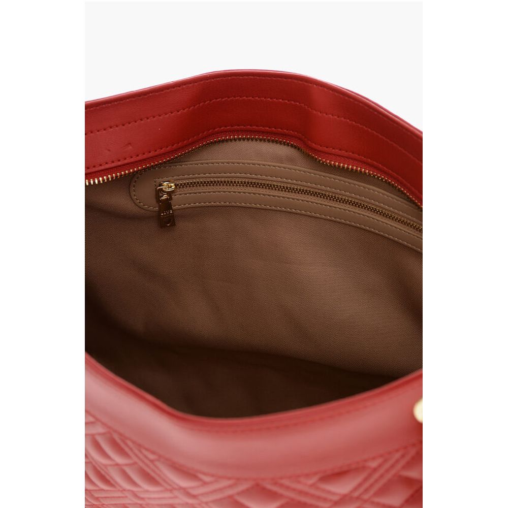 Moschino LOVE Quilted Tote Bag with Golden Chain