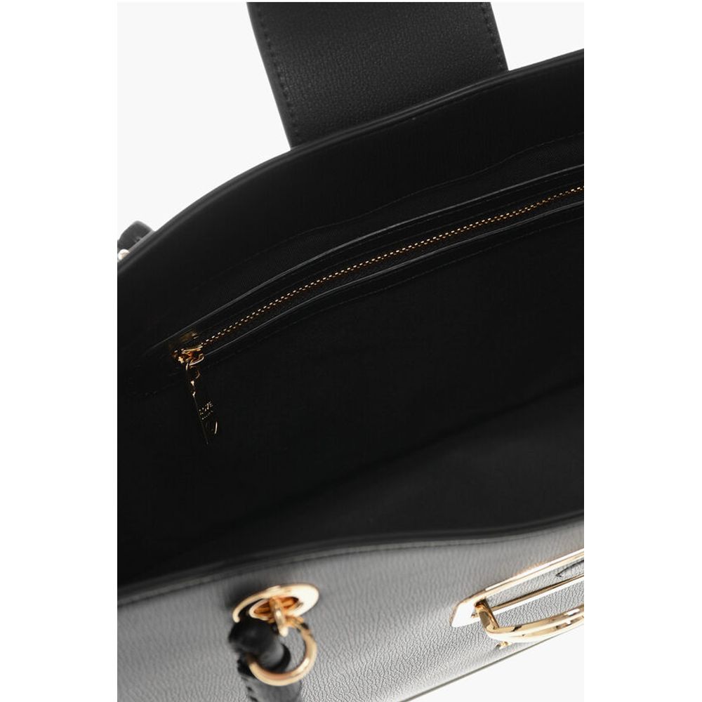 Moschino LOVE MOSCHINO Faux Leather Tote Bag with Golden Closure