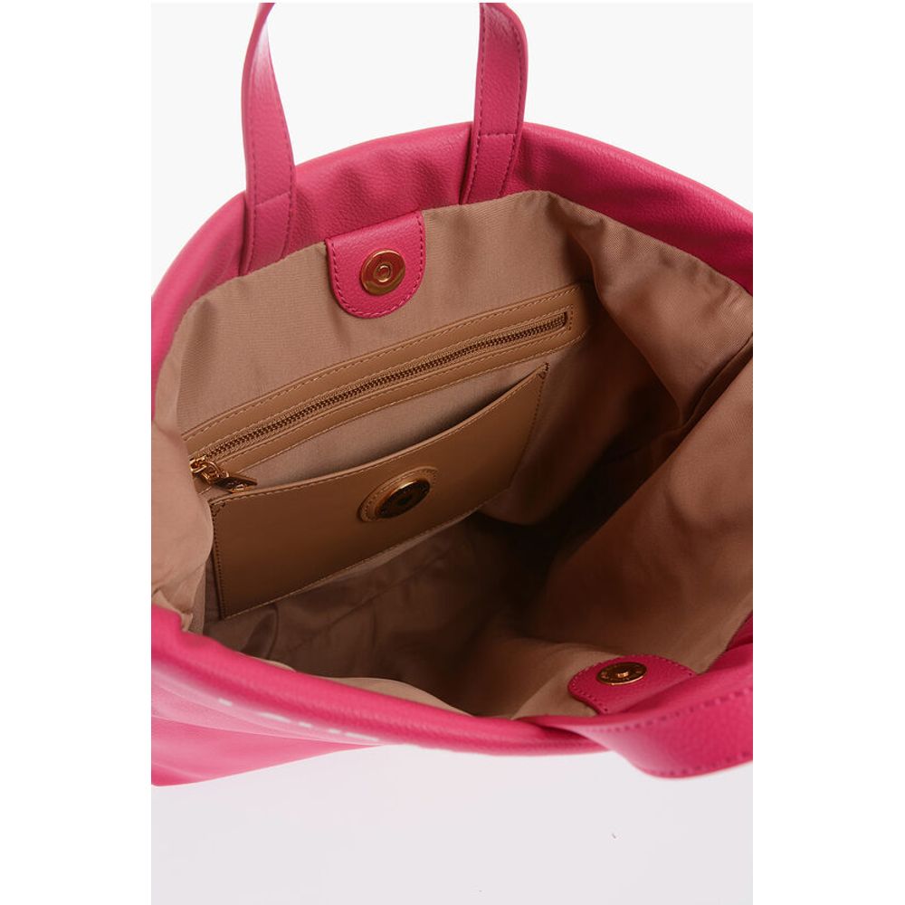 Moschino LOVE Faux Leather Handbag with Printed Logo